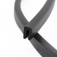 Perfil de retención V48 rango de sujeción 1,5 mm protección de bordes Perfil de caucho EPDM Junta de goma