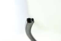 DS18 - PVC/ EPDM Kantenschutz Dichtungs Profil Gummi Dichtung seitlich - Klemmbereich 1 - 2 mm