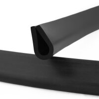 V49 glazing profile 6 mm glazing range edge protection EPDM rubber profile rubber seal