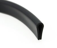 V5 edge protection EPDM rubber profile retaining profile clamping range 5.5 mm rubber seal beaded U-profile