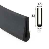 V50 glazing profile 1.5 mm glazing range edge protection...