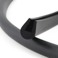 V52 perfil de encaje rango de alojamiento 6 mm protección de bordes caucho EPDM junta