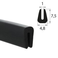 V57 retaining profile clamping range 1 mm edge protection...