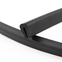V57 retaining profile clamping range 1 mm edge protection EPDM rubber profile rubber seal
