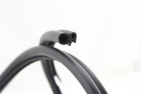 DS19 - PVC/EPDM edge protection sealing profile rubber side seal - clamping range 1 - 4 mm