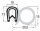 DS19 - PVC/EPDM edge protection sealing profile rubber side seal - clamping range 1 - 4 mm