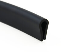 V6 Kantenschutz EPDM Gummiprofil Fassungsprofil Fassungsbereich 6 mm Gummidichtung Keder U-Profil
