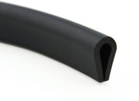 V8 Kantenschutz EPDM Gummiprofil Fassungsprofil Fassungsbereich: 8 mm Gummidichtung Keder U-Profil