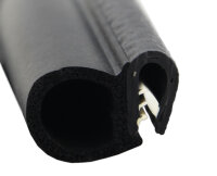 DS2 - PVC/EPDM profil ochronny krawędzi z uszczelką gumową boczna - zakres zacisku 1 - 4 mm