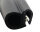 DS2 - PVC/EPDM profil ochronny krawędzi z uszczelką gumową boczna - zakres zacisku 1 - 4 mm