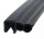 DS20 - Perfil de protección de bordes EPDM con junta de caucho lateral - rango de sujeción 5 - 6 mm