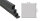 VKP15x15 Caucho esponjoso EPDM - Perfil cuadrado 15x15 mm, perfil de goma, cuadrado