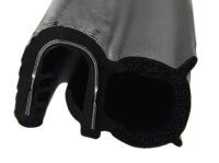 DS22 - EPDM profil ochronny krawędzi z uszczelką gumową boczna - zakres zacisku 5 - 6 mm