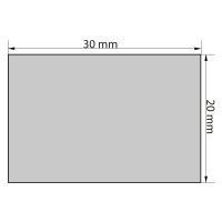 VKP20x30 Moosgummi EPDM - Vierkantprofil 20x30 mm...