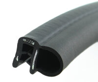DS25 - EPDM Kantenschutz Dichtungs Profil Gummi Dichtung seitlich - Klemmbereich 1,5 - 3 mm