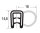 DS25 - EPDM Kantenschutz Dichtungs Profil Gummi Dichtung seitlich - Klemmbereich 1,5 - 3 mm