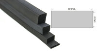 VKP4x10 - Profil carré 4x10 mm en caoutchouc...