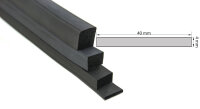 VKP4x40 - Profil carré 4x40 mm – caoutchouc...