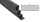 VKP6x20 (VE 50 Meter) EPDM sponge rubber black and grey - square profile 6x20 mm rubber profile