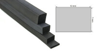 VKP7x10 - Profilo quadrato 7x10 mm in gomma espansa EPDM