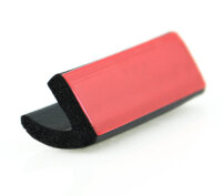 SMI WKP1 EPDM Sponge Rubber L-Profile 16x15 mm Self-Adhesive