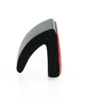 SMI WKP1 EPDM Sponge Rubber L-Profile 16x15 mm Self-Adhesive
