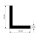 WKP6 TPE Solid Rubber Angle Profile L-Profile 10x10x2 mm Solid Rubber Angle Strip