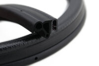DS36 - Profil de protection des bords PVC/EPDM avec joint caoutchouc latéral - plage de serrage 2 - 5 mm