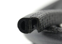 DS4 - PVC/ EPDM Kantenschutz Dichtungs Profil Gummi Dichtung seitlich - Klemmbereich 1 - 2 mm