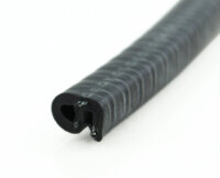 DS4-SIL - Silikon Kantenschutz Dichtungs Profil Gummi Dichtung seitlich - Klemmbereich 1 - 2 mm