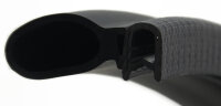 DS41 - PVC/ EPDM Kantenschutz Dichtungs Profil Gummi Dichtung seitlich - Klemmbereich 2 - 4 mm