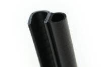 DS42 - Perfil de protección de bordes PVC/EPDM con junta de caucho lateral - rango de sujeción 6 - 8 mm