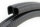 DS42 - Perfil de protección de bordes PVC/EPDM con junta de caucho lateral - rango de sujeción 6 - 8 mm