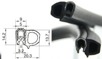 DS5 - PVC/EPDM edge protection sealing profile rubber...