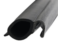 DS6 - PVC/ EPDM Kantenschutz Dichtungs Profil Gummi Dichtung seitlich - Klemmbereich 2 - 4,5 mm