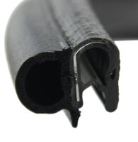 DS8 - PVC/EPDM kantbeschermingsprofiel afdichtingsprofiel rubber zijdichting - klembereik 1,5 - 3,5 mm