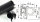 DS9 - PVC/ EPDM Kantenschutz Dichtungs Profil Gummi Dichtung seitlich - Klemmbereich 1,5 - 2,5 mm