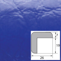 ES1-D-B Eckschutzprofil (PU) mit Klebefläche in Blau...