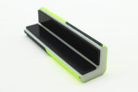 ES1-MAG-NS Eckschutzprofil (PU) mit Magnet - Neon/Schwarz - Stoßschutz - Warnprofil - Schutzprofil