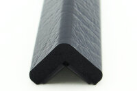 ES1-MAG-S profilé de protection d’angle (PU) avec aimant - noir - protection antichoc - profilé de signalisation - profilé de protection