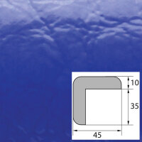 ES2-D-B Eckschutzprofil (PU) mit Klebefläche in Blau...