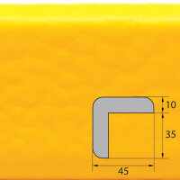 ES2-D-GE Eckschutzprofil (PU) mit Klebefläche in...