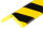 ES3-FLX-GS-1 Eckschutzprofil (PU) mit Klebefläche Gelb/Schwarz - Stoßschutz - Warnprofil (1m Stück)