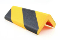 ES3-GS-1 Profilo di protezione per angoli (PU) con superficie adesiva Giallo/Nero - Protezione dagli urti - Profilo di avvertimento (pezzo da 1 m)