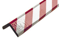 ES3-RR-1 Profilo di protezione per angoli (PU) con superficie adesiva Riflettente/Rosso - Protezione dagli urti - Profilo di avvertimento (pezzo da 1 m)