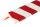 ES3-RW-1 Corner protection profile (PU) with adhesive surface Red/White - Impact protection - Warning profile (1m piece)