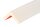 ES3-W-1 Corner protection profile (PU) with adhesive surface White - Impact protection - Warning profile (1m piece)