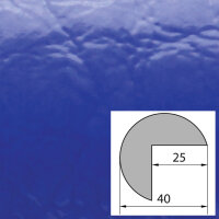 ES4-D-B Eckschutzprofil (PU) mit Klebefläche in Blau...