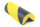 ES4-MAG-GS Corner protection profile (PU) with magnet - Yellow/Black - Impact protection - Warning profile - Protection profile