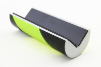 ES4-MAG-NS Profilé de protection dangle (PU) avec aimant - Néon/Noir - Protection contre les chocs - Profil davertissement - Profil de protection